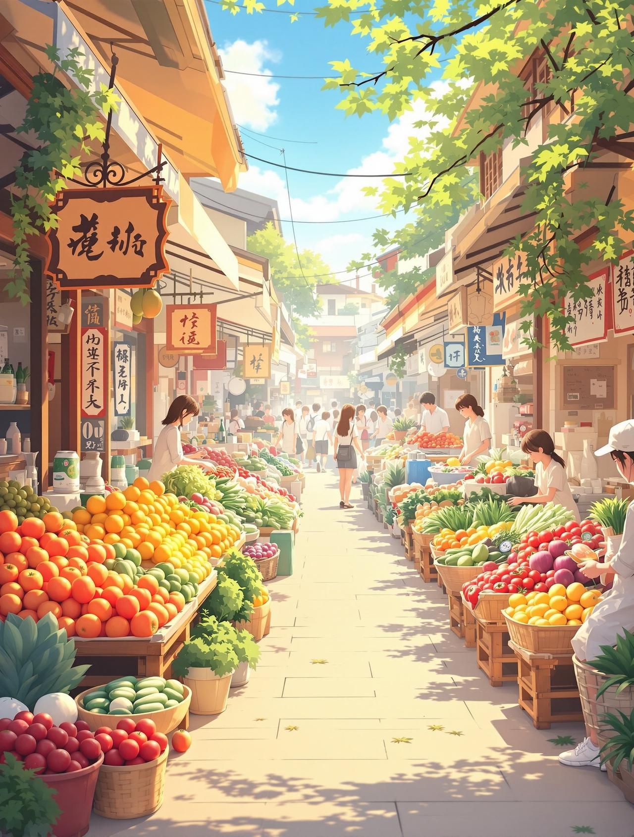 漫剧屋官网 - 清晨菜市场